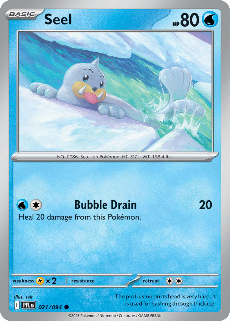 Seel 021/094 - POKEMON MEGA EVOLUTION: PHANTASMAL FLAMES