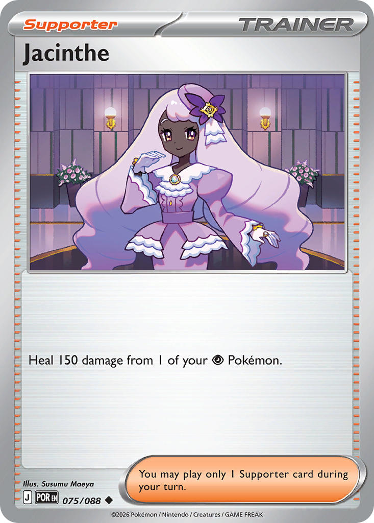 Jacinthe 075/088 - POKEMON MEGA EVOLUTION: PERFECT ORDER - Pokemon Single Card