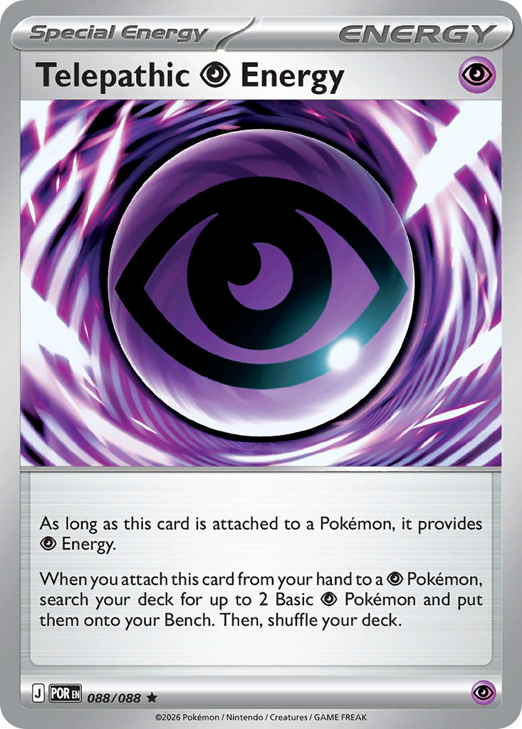 Growing Psychic Energy 088/088 - POKEMON MEGA EVOLUTION: PERFECT ORDER - Pokemon Single Card