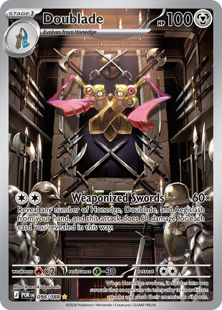Doublade 098/088 - POKEMON MEGA EVOLUTION: PERFECT ORDER - Pokemon Single Card