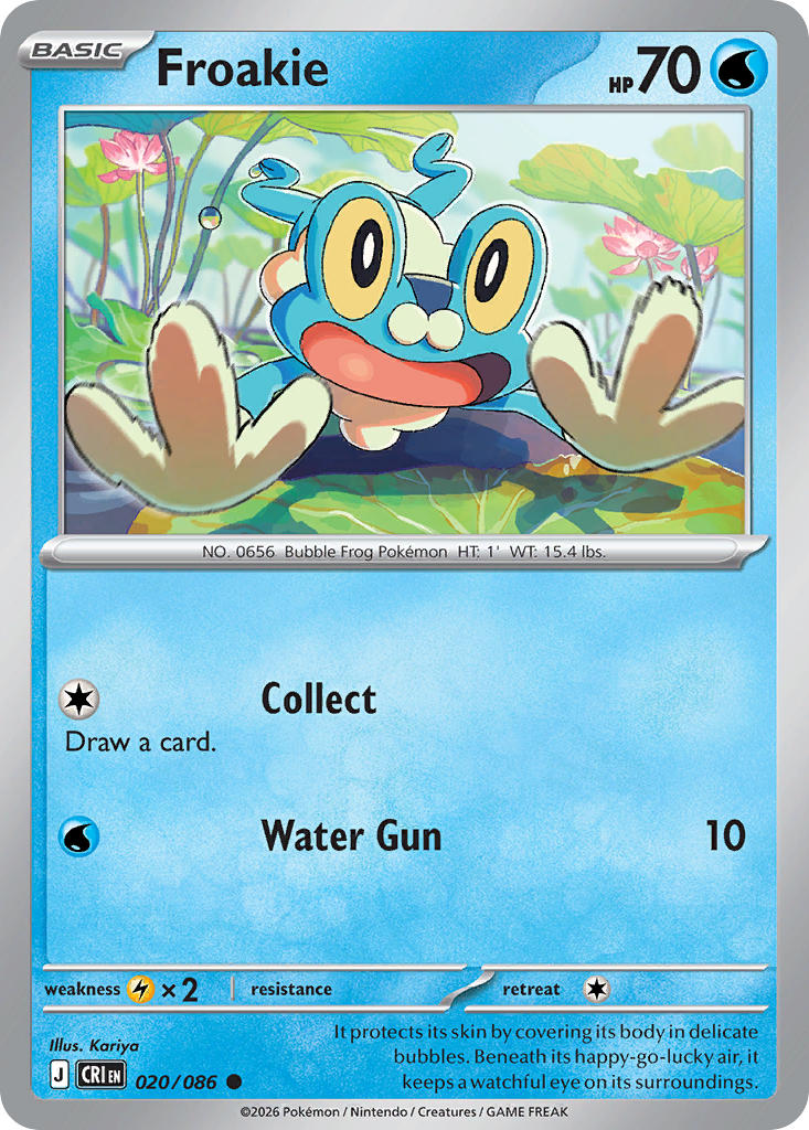 Froakie 020/086 - POKEMON MEGA EVOLUTION: CHAOS RISING