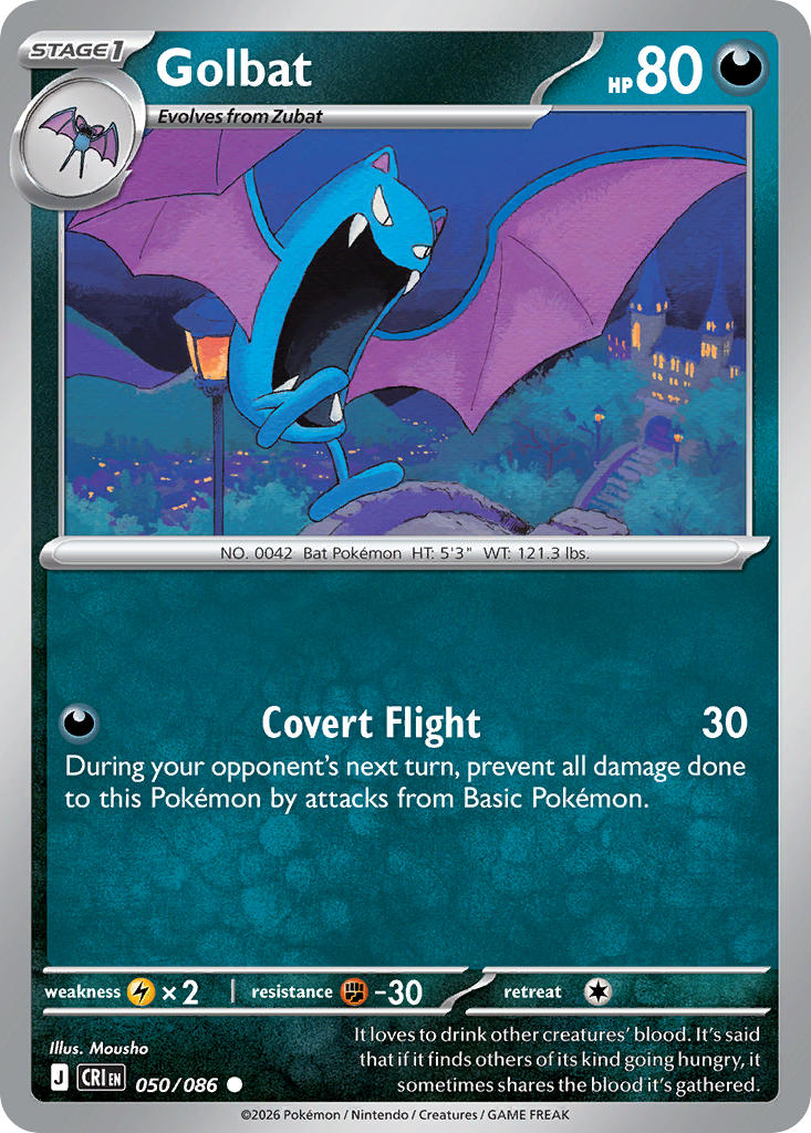 Golbat 050/086 - POKEMON MEGA EVOLUTION: CHAOS RISING