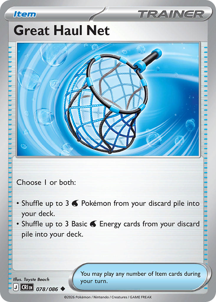 Great Haul Net 078/086 - POKEMON MEGA EVOLUTION: CHAOS RISING