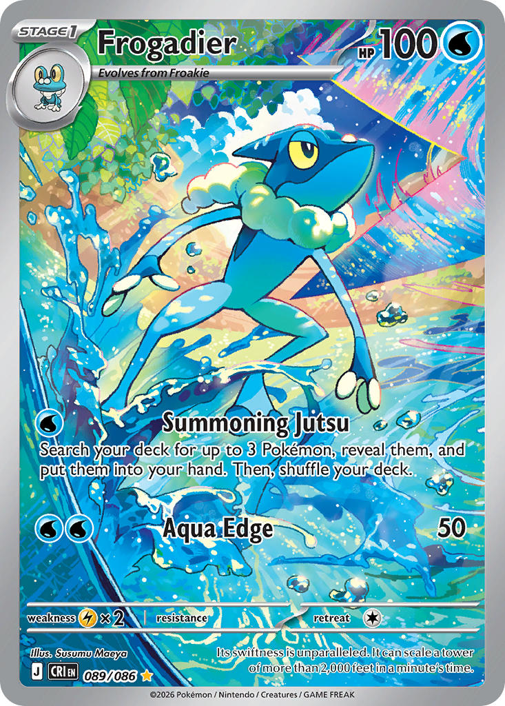 Frogadier 089/086 - POKEMON MEGA EVOLUTION: CHAOS RISING - Pokemon Single Card