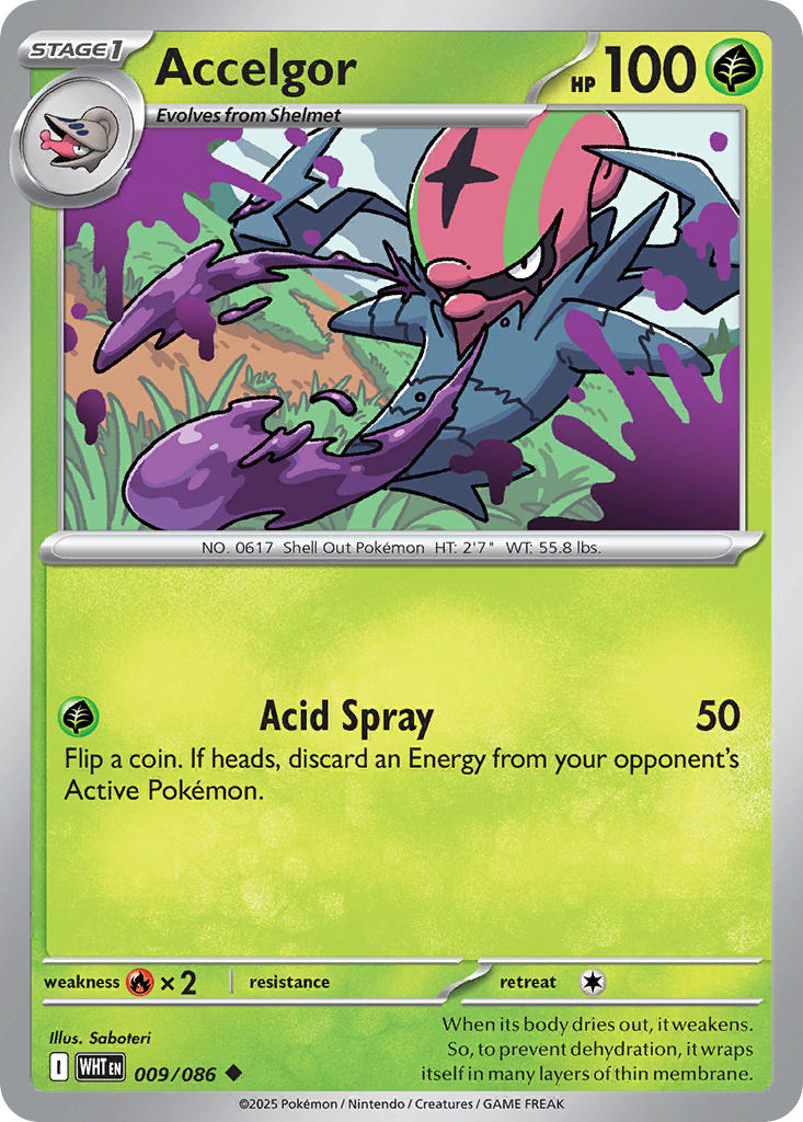 Accelgor 009/086 - POKEMON SCARLET & VIOLET: WHITE FLARE