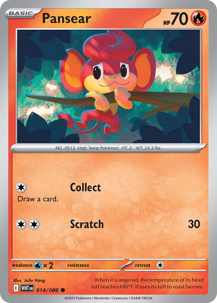 Pansear 014/086 - POKEMON SCARLET & VIOLET: WHITE FLARE