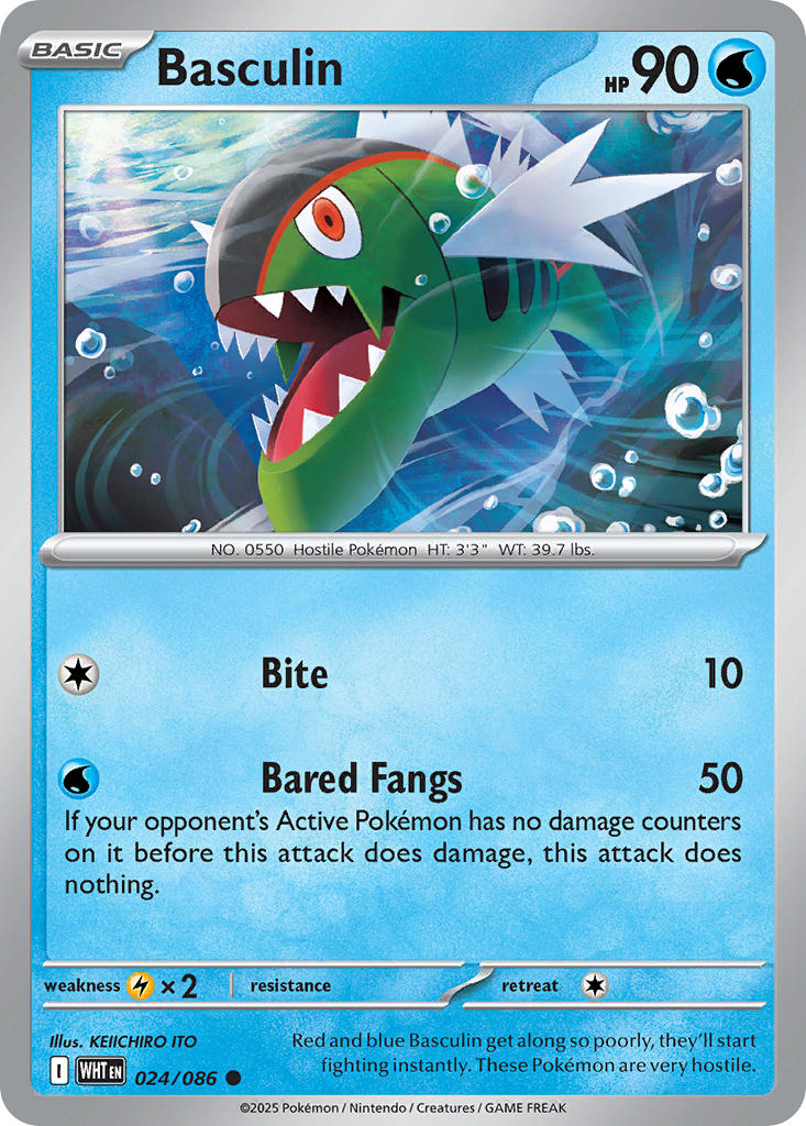 Basculin 024/086 - POKEMON SCARLET & VIOLET: WHITE FLARE