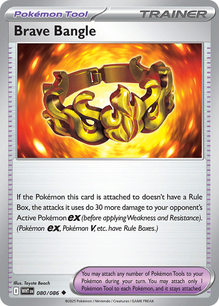 Brave Bangle 080/086 - POKEMON SCARLET & VIOLET: WHITE FLARE