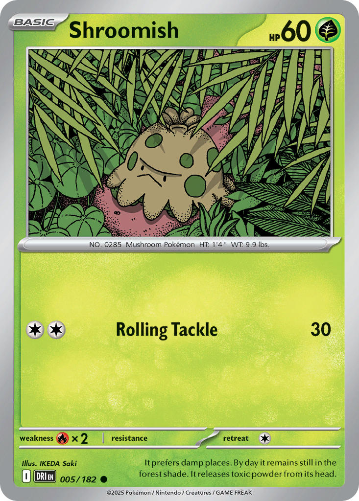 Shroomish 005/182 - POKEMON SCARLET & VIOLET: DESTINED RIVALS