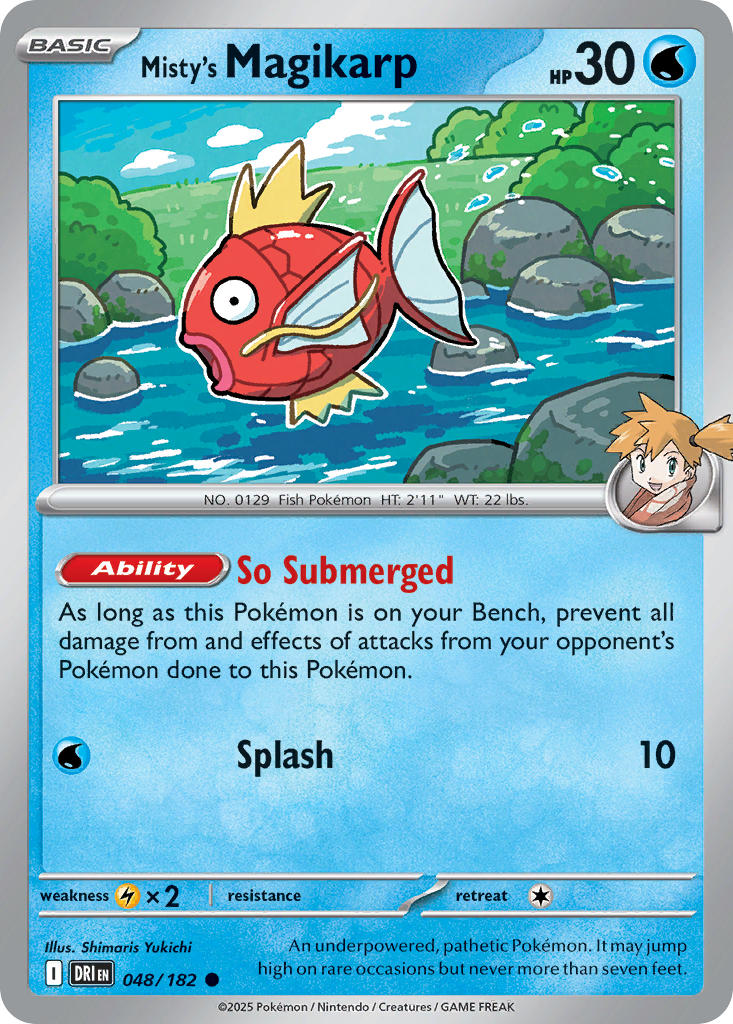 Misty's Magikarp 048/182 - POKEMON SCARLET & VIOLET: DESTINED RIVALS