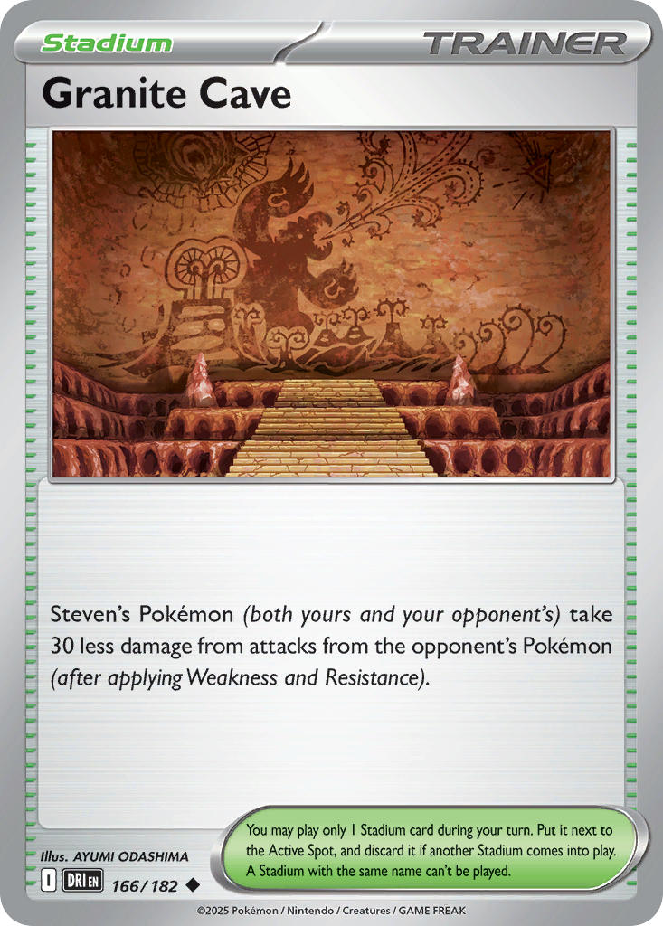 Granite Cave 166/182 - POKEMON SCARLET & VIOLET: DESTINED RIVALS - Pokemon Single Card