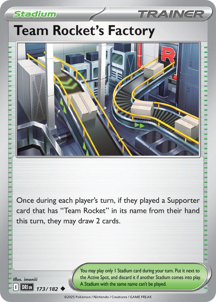 Team Rocket's Factory 173/182 - POKEMON SCARLET & VIOLET: DESTINED RIVALS - Pokemon Single Card