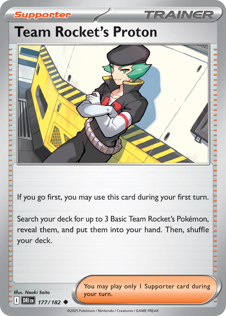 Team Rocket's Proton 177/182 - POKEMON SCARLET & VIOLET: DESTINED RIVALS