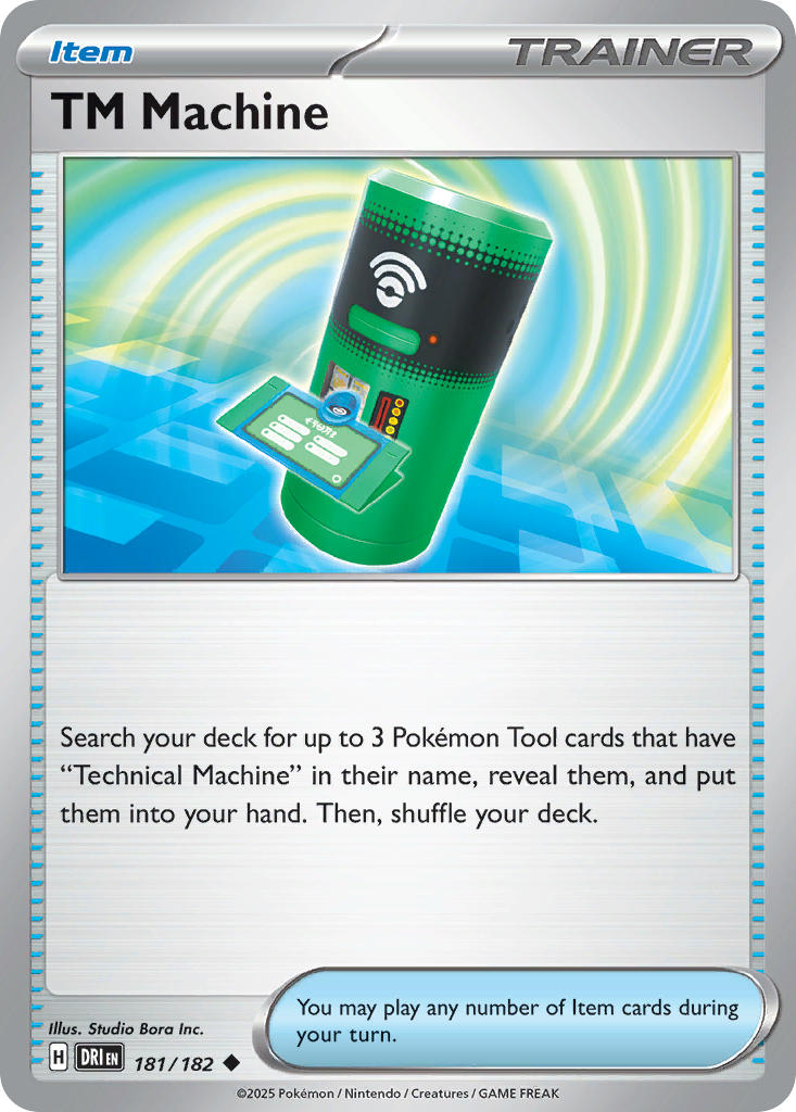 TM Machine 181/182 - POKEMON SCARLET & VIOLET: DESTINED RIVALS - Pokemon Single Card