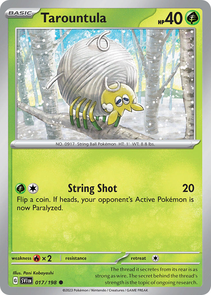 Tarountula 017/198 - POKEMON SCARLET & VIOLET: BASE SET - Pokemon Single Card
