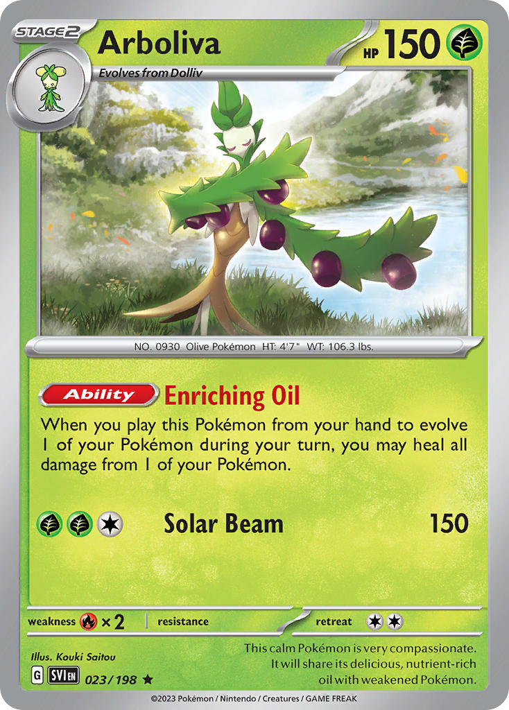 Arboliva 023/198 - POKEMON SCARLET & VIOLET: BASE SET - Pokemon Single Card