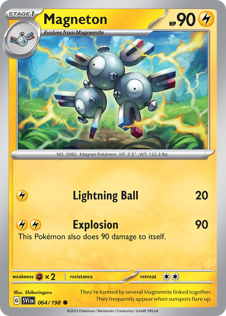 Magneton 064/198 - POKEMON SCARLET & VIOLET: BASE SET - Pokemon Single Card