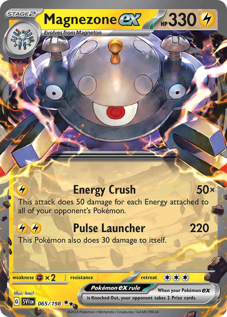 Magnzone ex 065/198 - POKEMON SCARLET & VIOLET: BASE SET - Pokemon Single Card