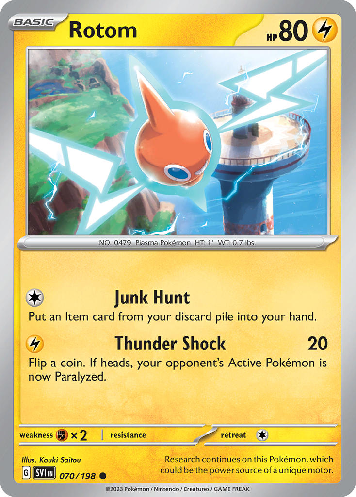 Rotom 070/198 - POKEMON SCARLET & VIOLET: BASE SET - Pokemon Single Card