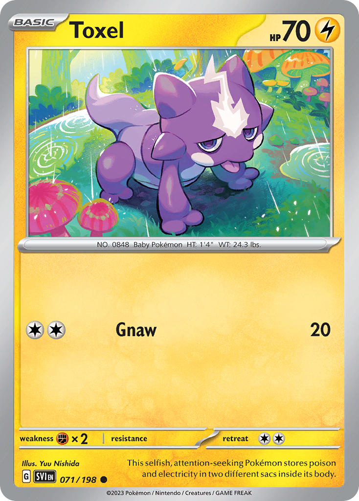 Toxel 071/198 - POKEMON SCARLET & VIOLET: BASE SET - Pokemon Single Card
