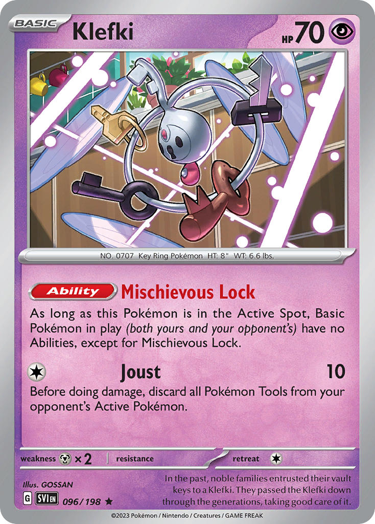 Klefki 096/198 - POKEMON SCARLET & VIOLET: BASE SET - Pokemon Single Card