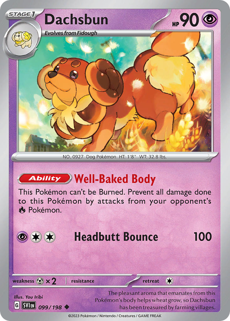 Dachsbun 099/198 - POKEMON SCARLET & VIOLET: BASE SET - Pokemon Single Card