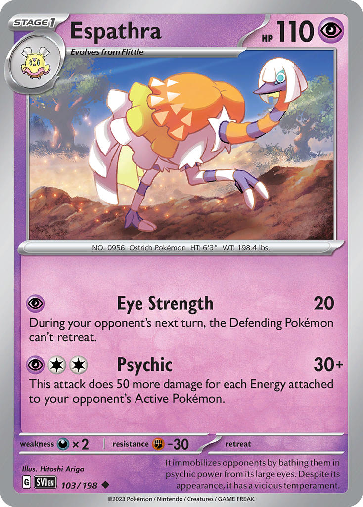 Espathra 103/198 - POKEMON SCARLET & VIOLET: BASE SET - Pokemon Single Card