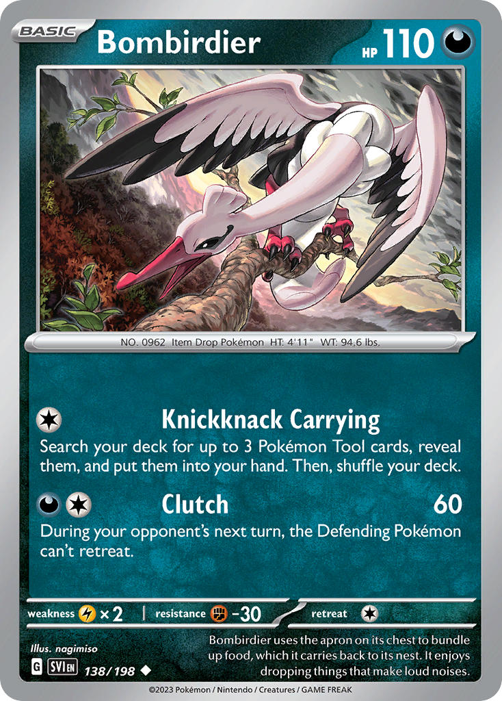 Bombirdier 138/198 - POKEMON SCARLET & VIOLET: BASE SET - Pokemon Single Card