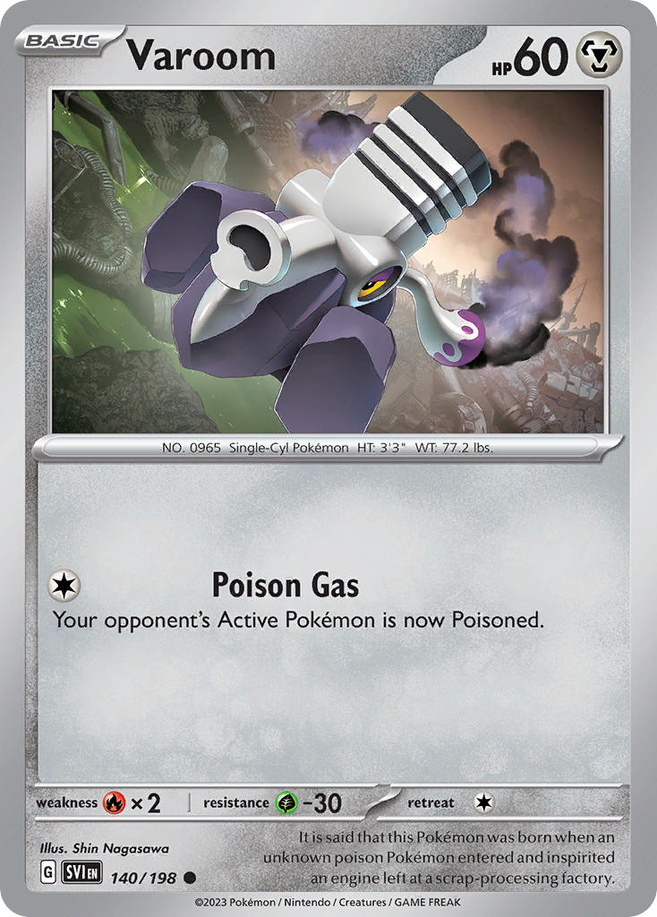 Varoom 140/198 - POKEMON SCARLET & VIOLET: BASE SET - Pokemon Single Card