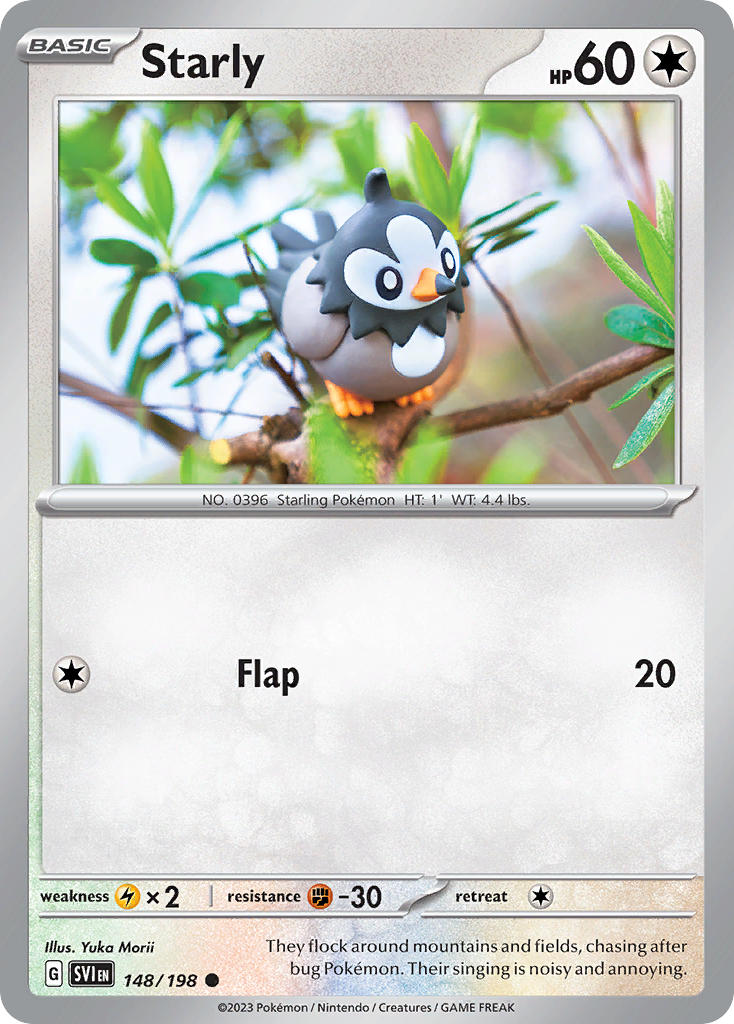 Starly 148/198 - POKEMON SCARLET & VIOLET: BASE SET - Pokemon Single Card
