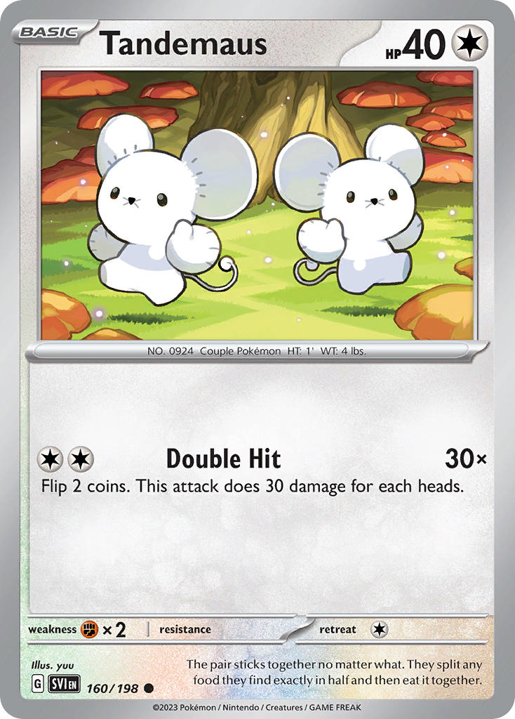 Tandemaus 160/198 - POKEMON SCARLET & VIOLET: BASE SET - Pokemon Single Card