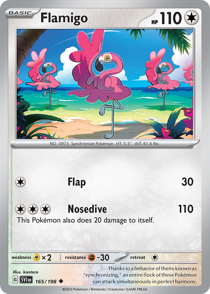 Flamigo 165/198 - POKEMON SCARLET & VIOLET: BASE SET - Pokemon Single Card
