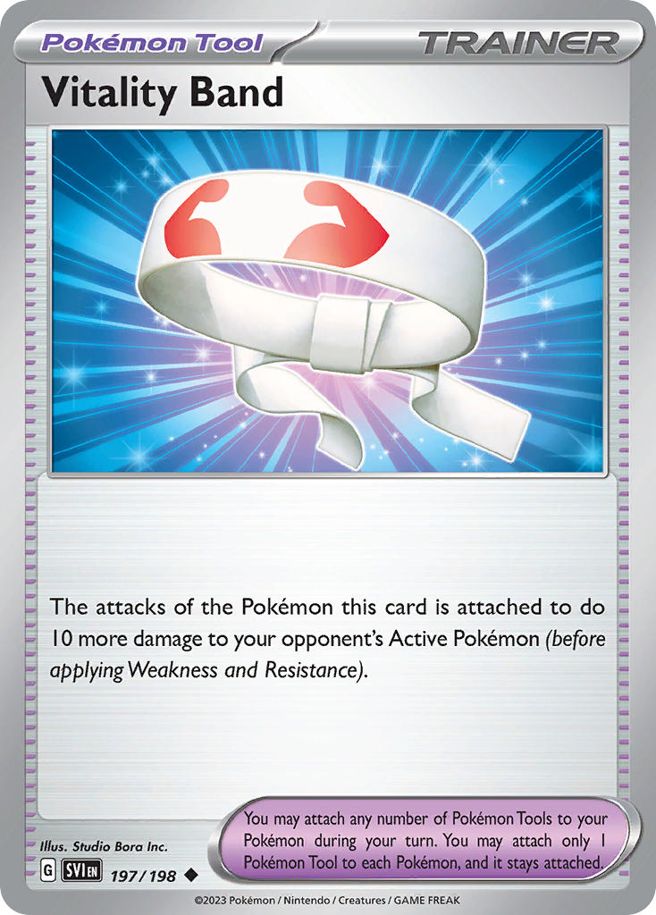 Vitality Band 197/198 - POKEMON SCARLET & VIOLET: BASE SET - Pokemon Single Card