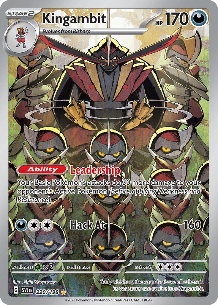 Kingambit 220/198 - POKEMON SCARLET & VIOLET: BASE SET - Pokemon Single Card