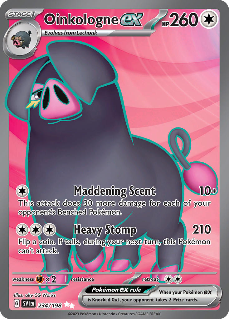 Oinkologne ex 234/198 - POKEMON SCARLET & VIOLET: BASE SET - Pokemon Single Card