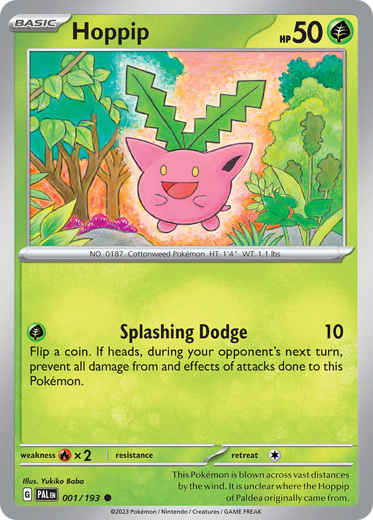 Hoppip 001/193 - POKEMON SCARLET & VIOLET: PALDEA EVOLVED - Pokemon Single Card