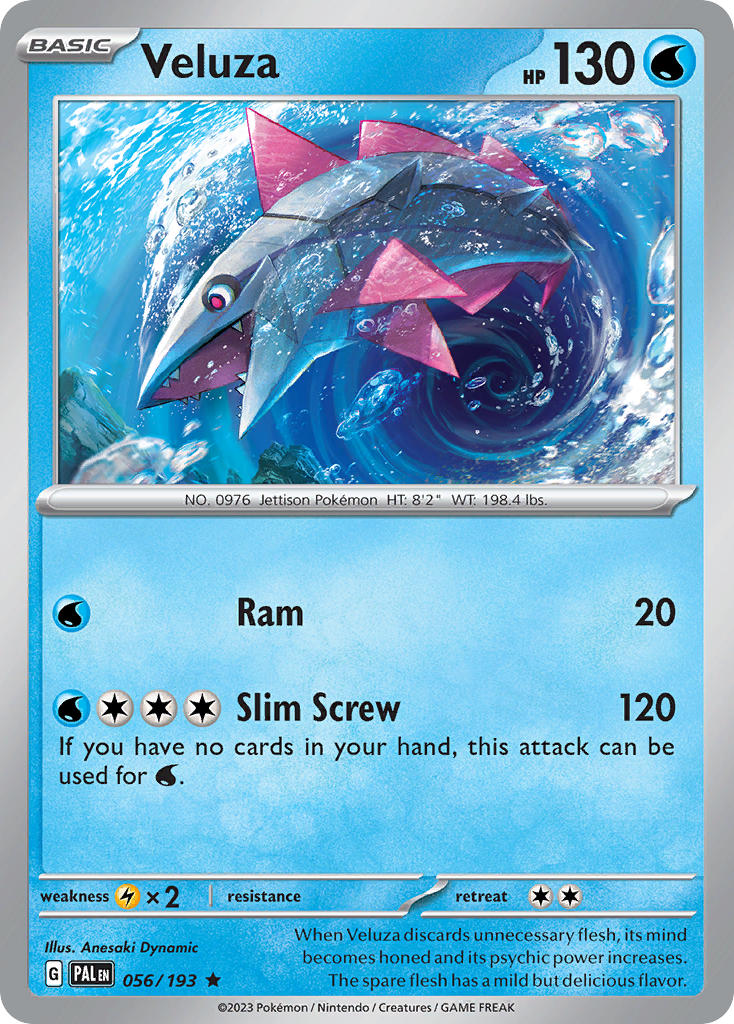 Veluza 056/193 - POKEMON SCARLET & VIOLET: PALDEA EVOLVED - Pokemon Single Card