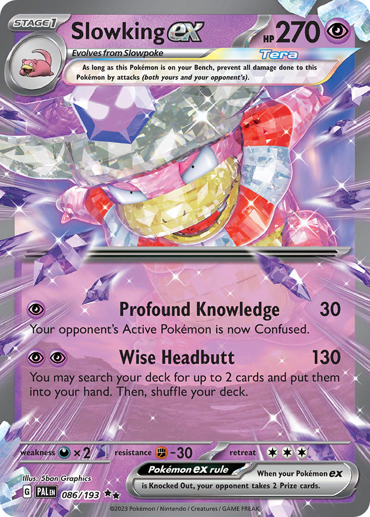 Slowking ex 086/193 - POKEMON SCARLET & VIOLET: PALDEA EVOLVED - Pokemon Single Card
