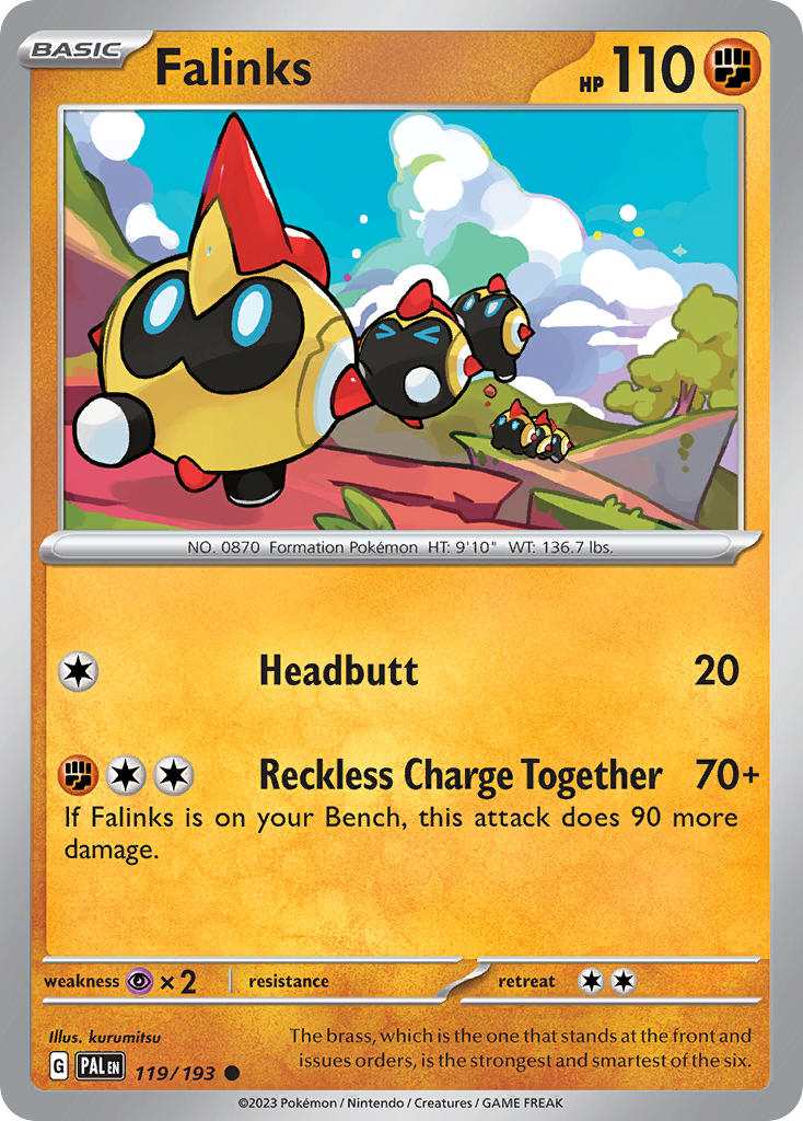 Falinks 119/193 - POKEMON SCARLET & VIOLET: PALDEA EVOLVED - Pokemon Single Card