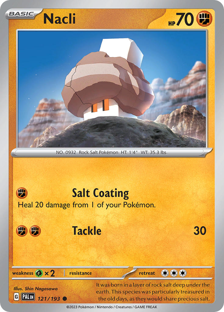 Nacli 121/193 - POKEMON SCARLET & VIOLET: PALDEA EVOLVED - Pokemon Single Card