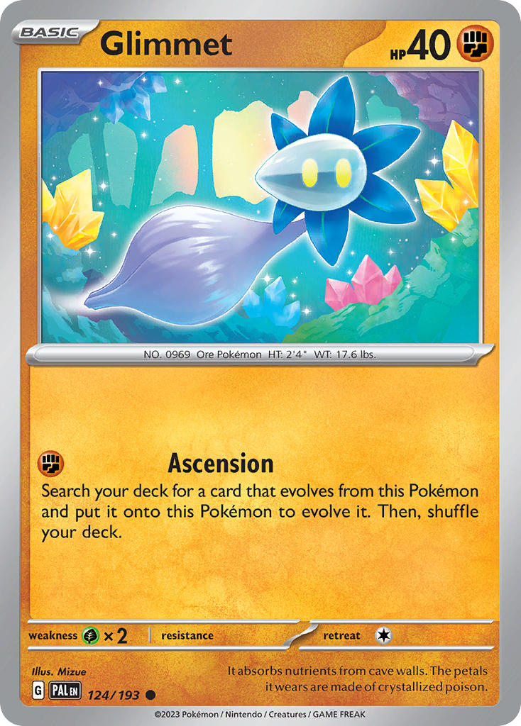 Glimmet 124/193 - POKEMON SCARLET & VIOLET: PALDEA EVOLVED - Pokemon Single Card