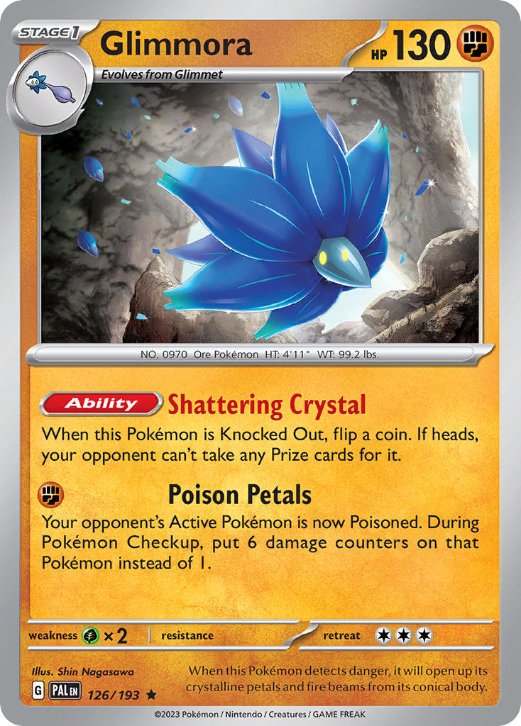 Glimmora 126/193 - POKEMON SCARLET & VIOLET: PALDEA EVOLVED - Pokemon Single Card