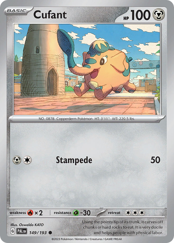 Cufant 149/193 - POKEMON SCARLET & VIOLET: PALDEA EVOLVED - Pokemon Single Card