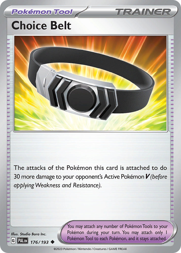Choice Belt 176/193 - POKEMON SCARLET & VIOLET: PALDEA EVOLVED - Pokemon Single Card