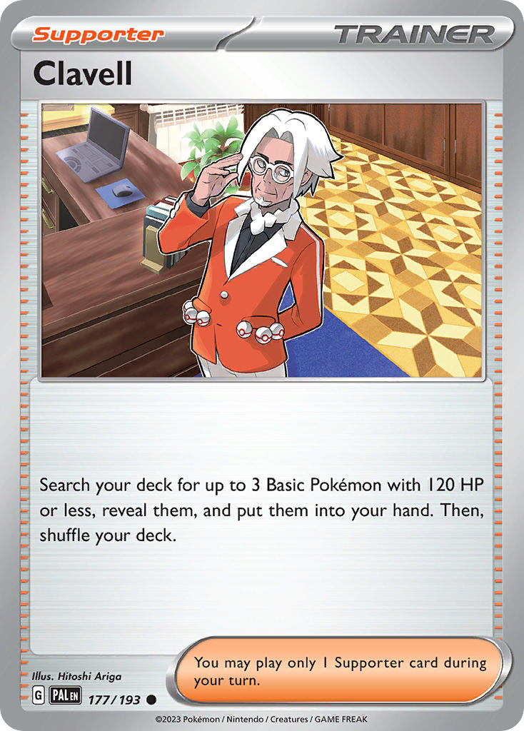 Clavell 177/193 - POKEMON SCARLET & VIOLET: PALDEA EVOLVED - Pokemon Single Card