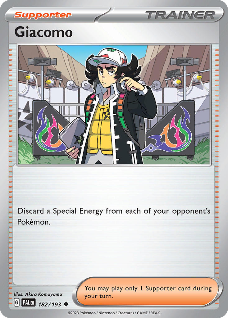 Giacomo 182/193 - POKEMON SCARLET & VIOLET: PALDEA EVOLVED - Pokemon Single Card