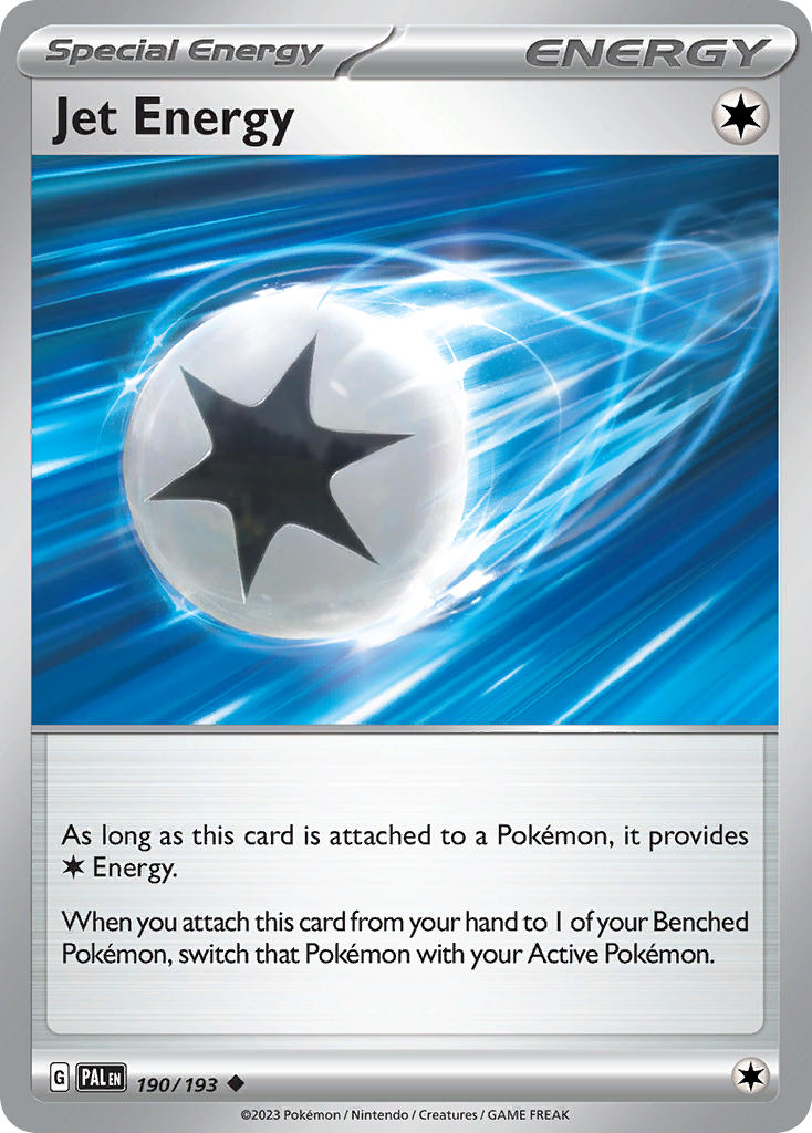 Jet Energy 190/193 - POKEMON SCARLET & VIOLET: PALDEA EVOLVED - Pokemon Single Card