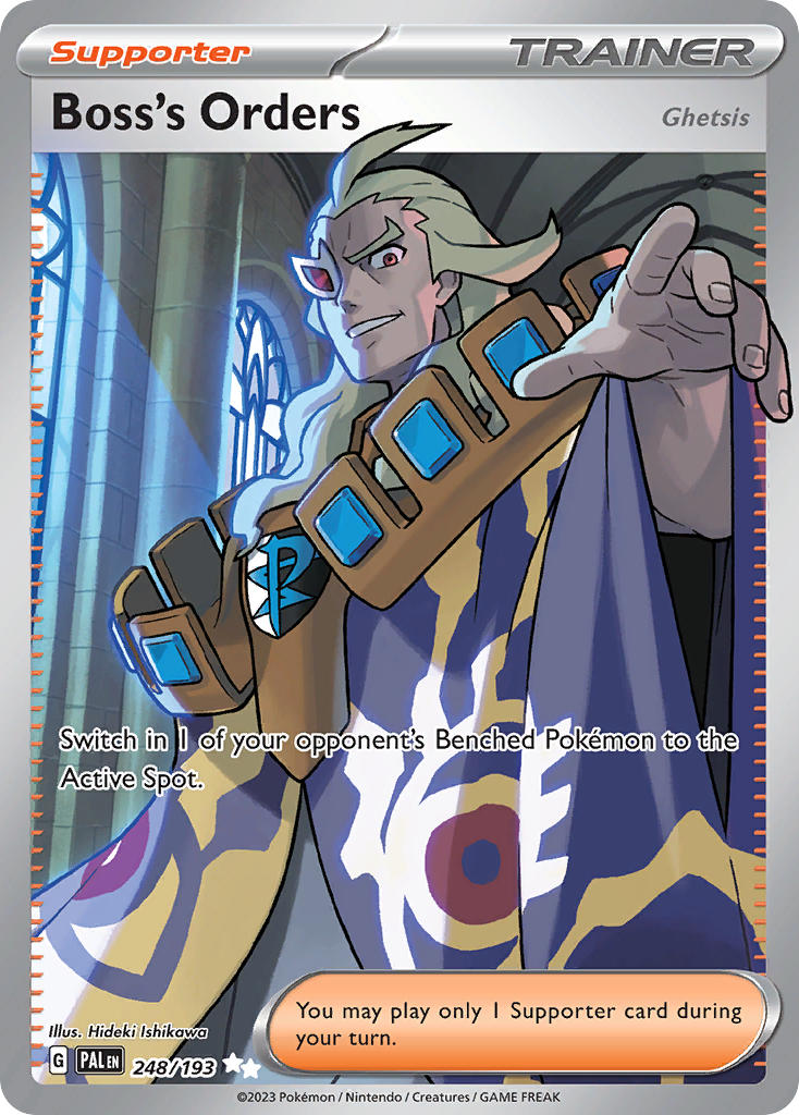 Boss's Order 248/193 - POKEMON SCARLET & VIOLET: PALDEA EVOLVED - Pokemon Single Card