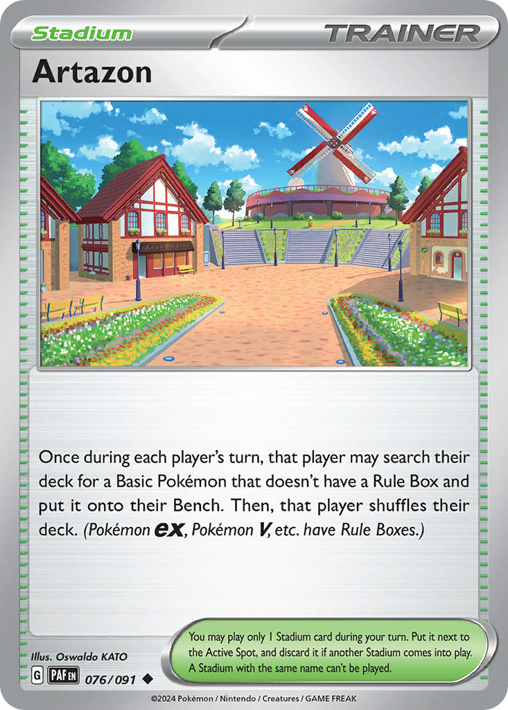 Artazon 076/091 - POKEMON SCARLET & VIOLET: PALDEAN FATES - Pokemon Single Card