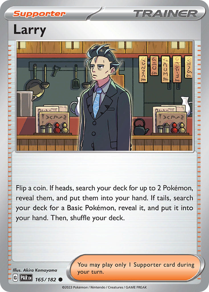 165/182 Larry - SCARLET AND VIOLET: PARADOX RIFT - Pokemon Single Card